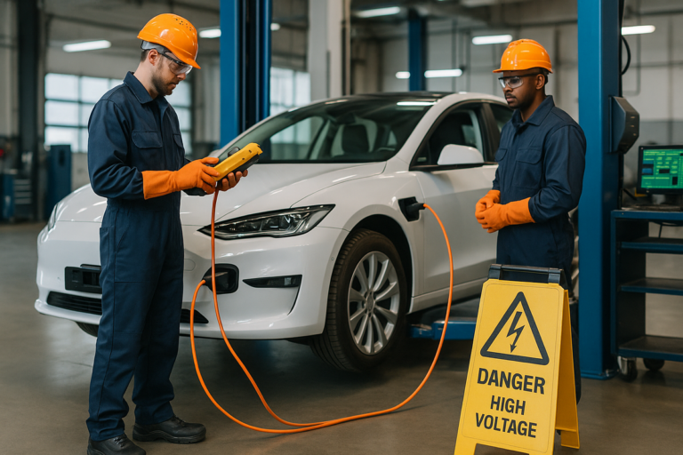 Equipamentos Cruciais para Manutenção Segura de Veículos Elétricos na Oficina