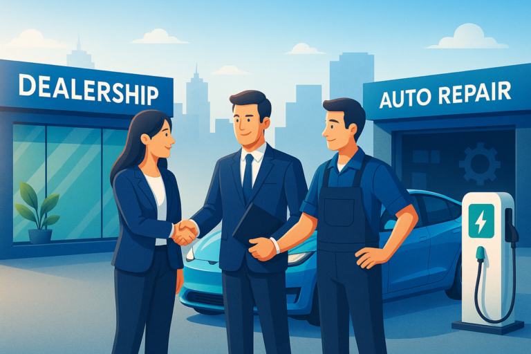 Parcerias Eficientes: Concessionárias, Fornecedores e Oficinas de Carros Elétricos