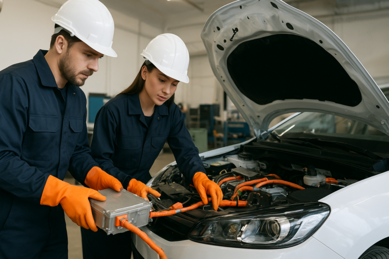 Como Capacitar Técnicos para Reparação de Carros Elétricos com Alta Voltagem